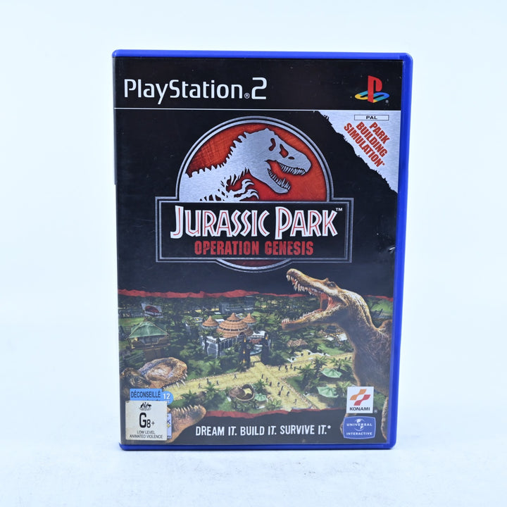 Jurassic Park: Operation Genesis - Sony Playstation 2 / PS2 Game + Manual - PAL