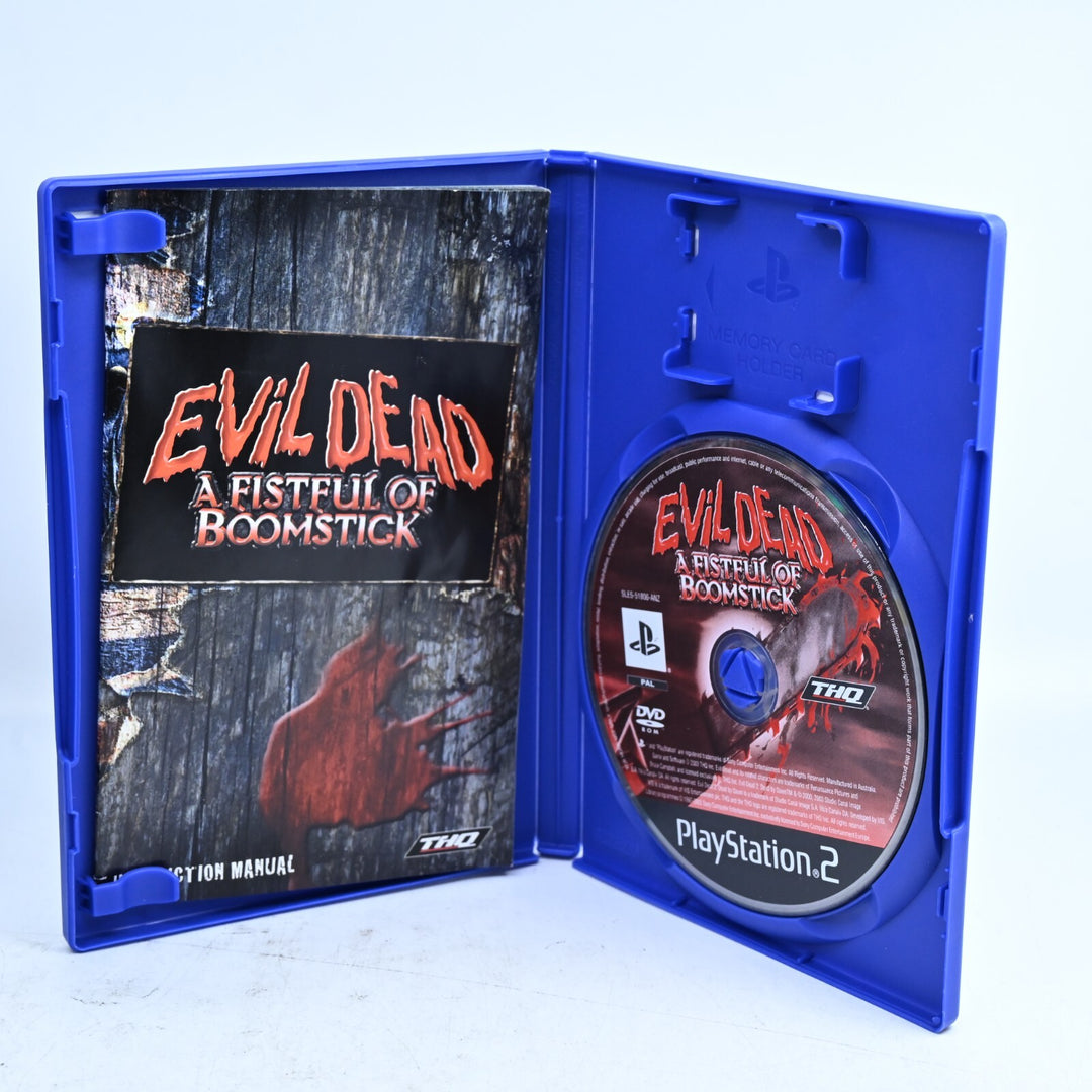 Evil Dead: Fistful of Boomstick - Sony Playstation 2 / PS2 Game + Manual - PAL
