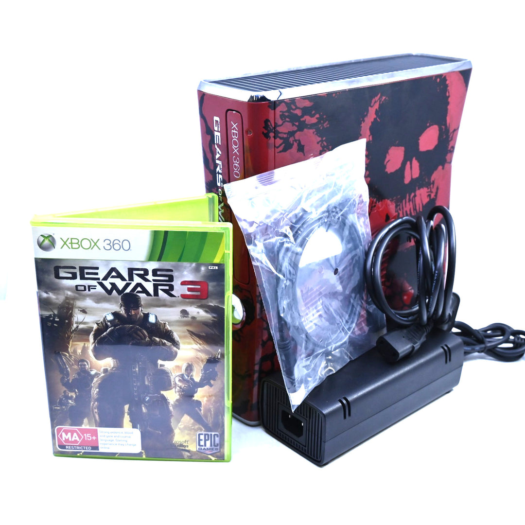 Gears of War 3 - Limited Edition Console - AUS PAL Xbox 360 Boxed Console + Hat