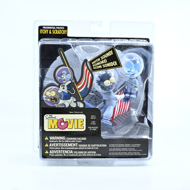Presidential Politics Itchy & Scratchy - Simpsons Movie - McFarlane Toys - Toy