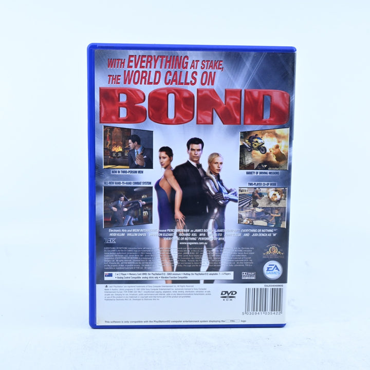 James Bond 007: Everything or Nothing - Sony Playstation 2 / PS2 Game + Manual