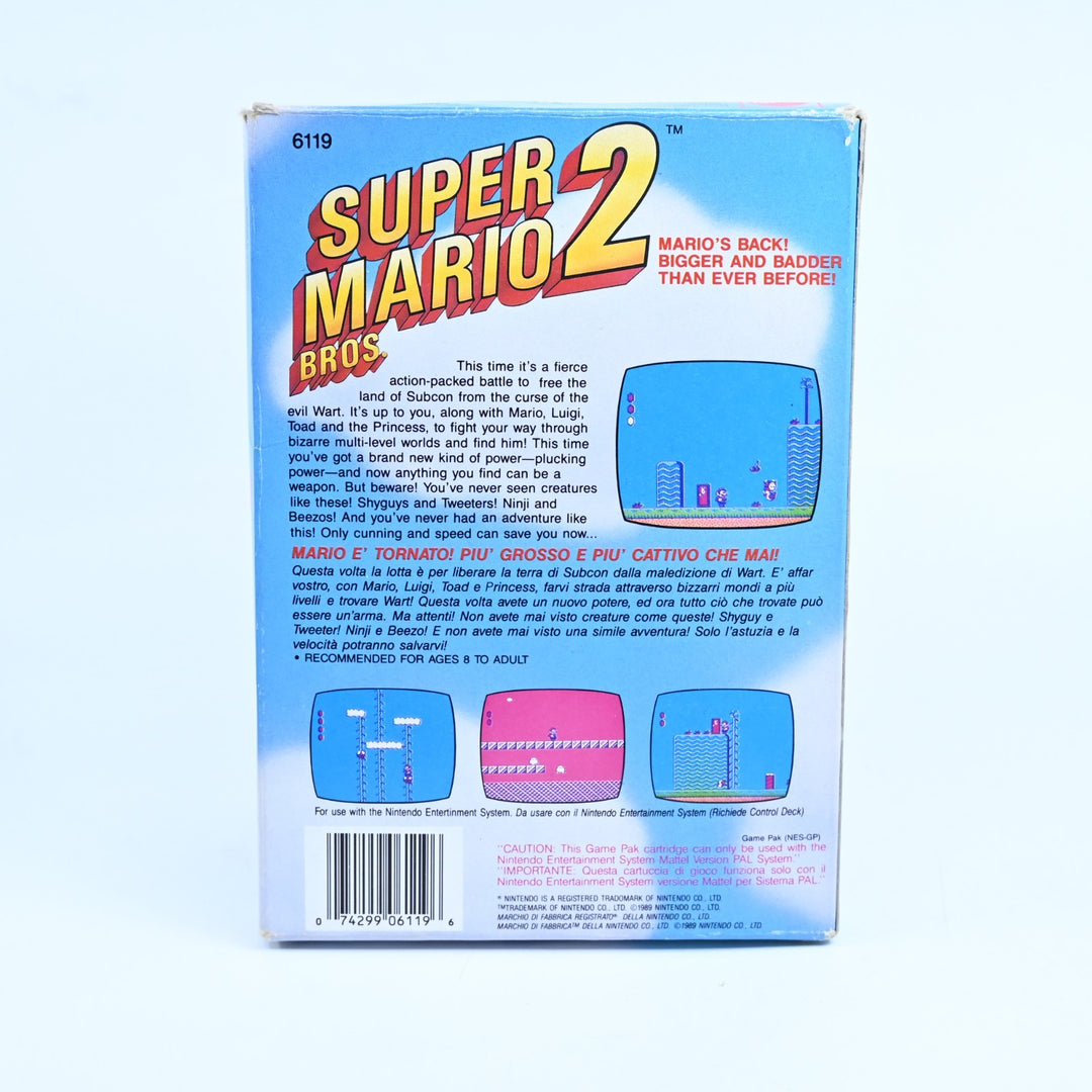 Super Mario Bros. 2 - Nintendo Entertainment System / NES Boxed Game - PAL