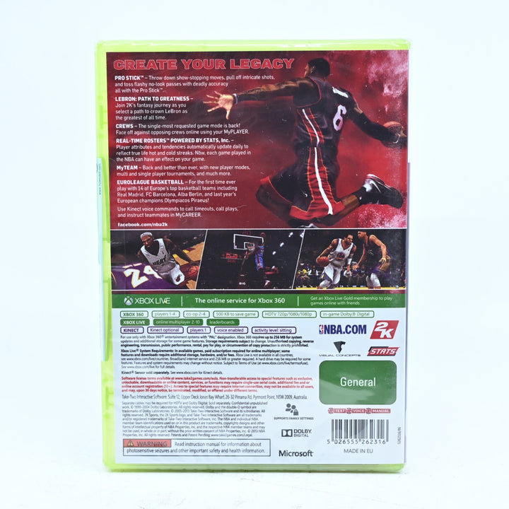 SEALED! NBA 2K14 - Xbox 360 Game + Manual - PAL - MINT DISC!