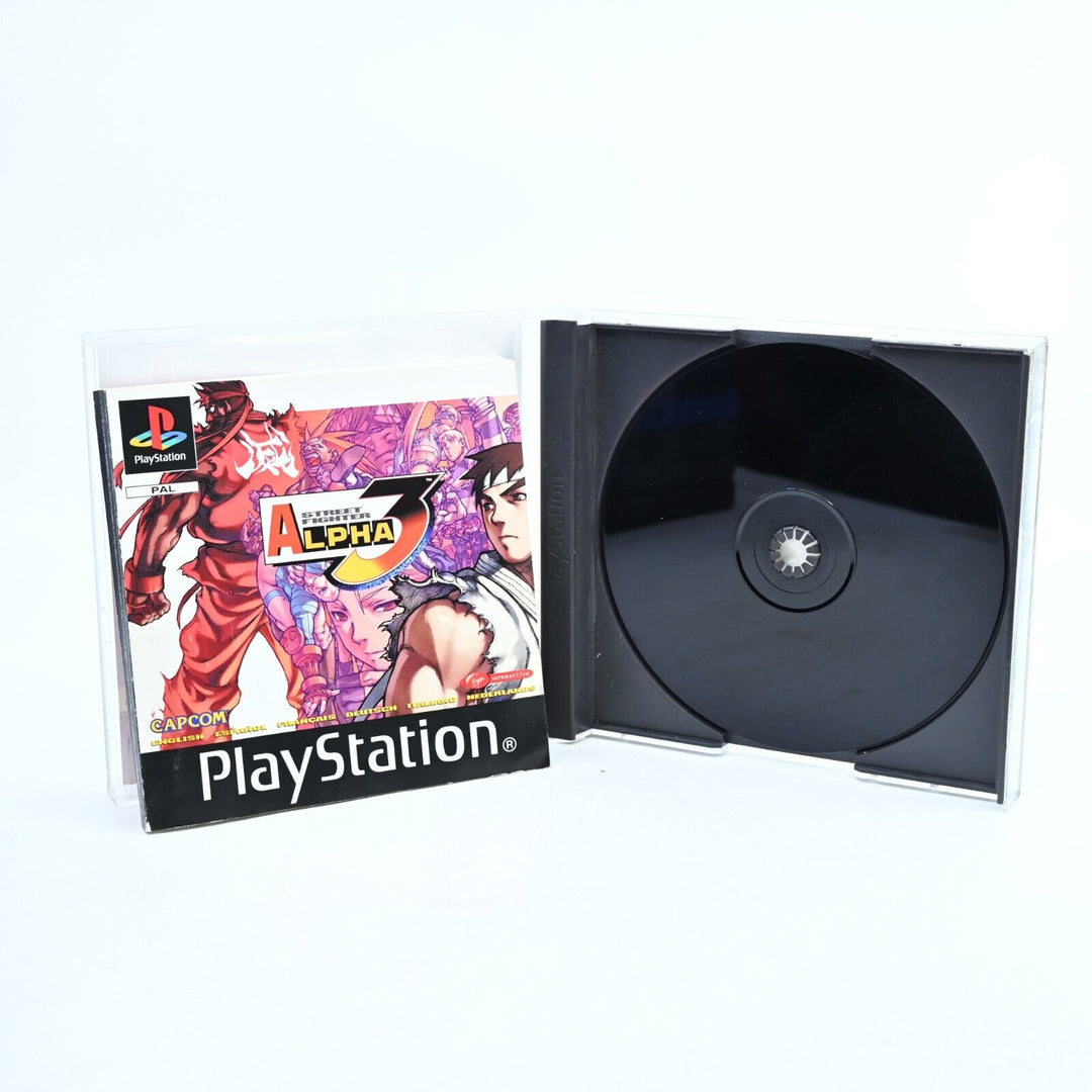 Street Fighter Alpha 3 - Sony Playstation 1 / PS1 Game + Manual - PAL