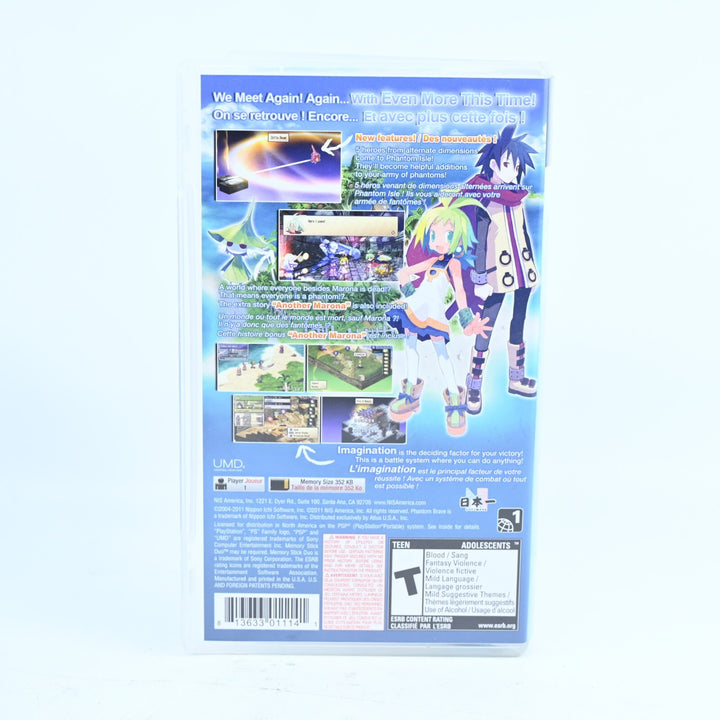 Phantom Brave: Heroes of the Hermuda Triangle - Sony PSP Game + Manual