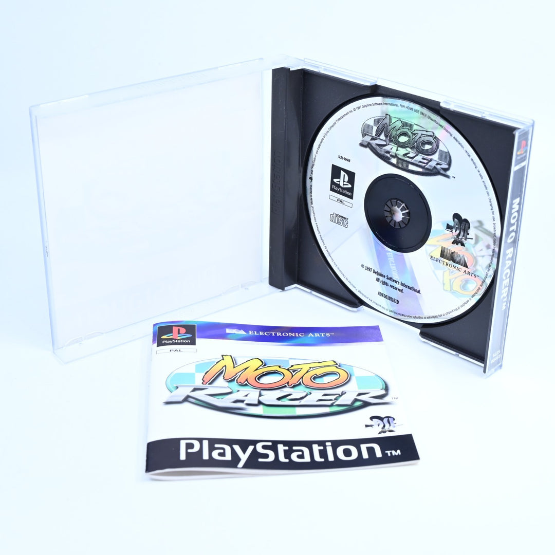 Moto Racer - Sony Playstation 1 / PS1 Game + Manual - PAL - MINT DISC!
