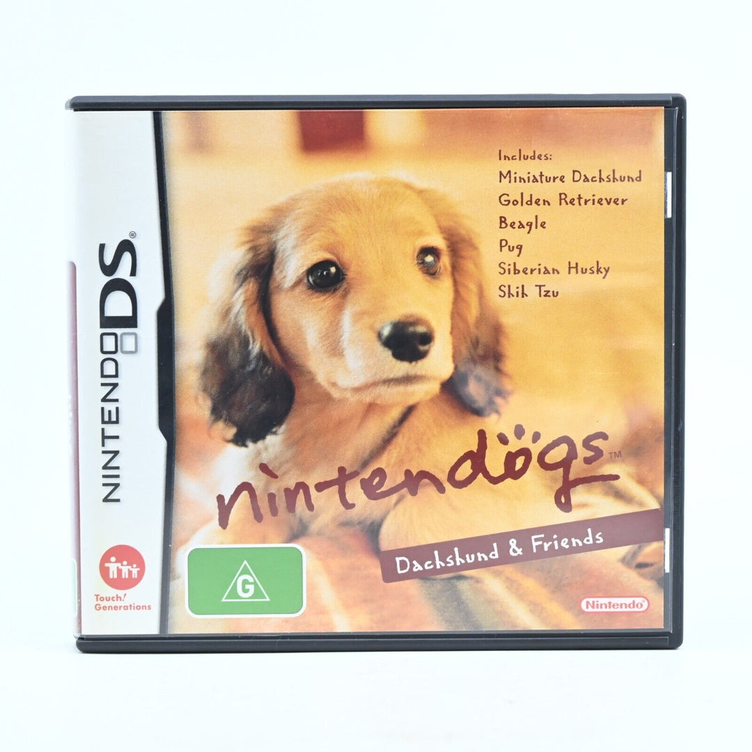 Nintendogs: Dashshund & Friends - Nintendo DS Game + Manual - PAL - FREE POST!