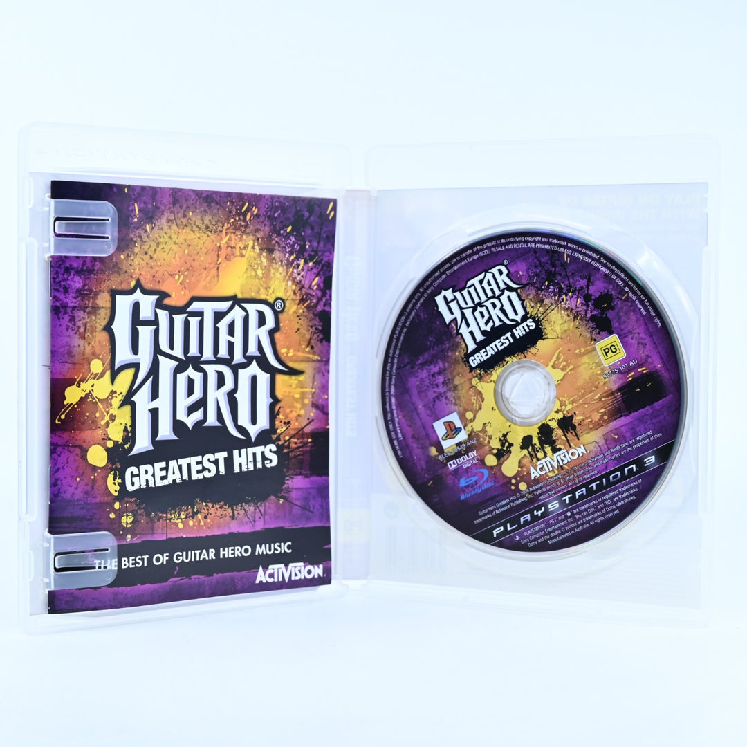 Guitar Hero Greatest Hits - Sony Playstation 3 / PS3 Game + Manual - MINT DISC!