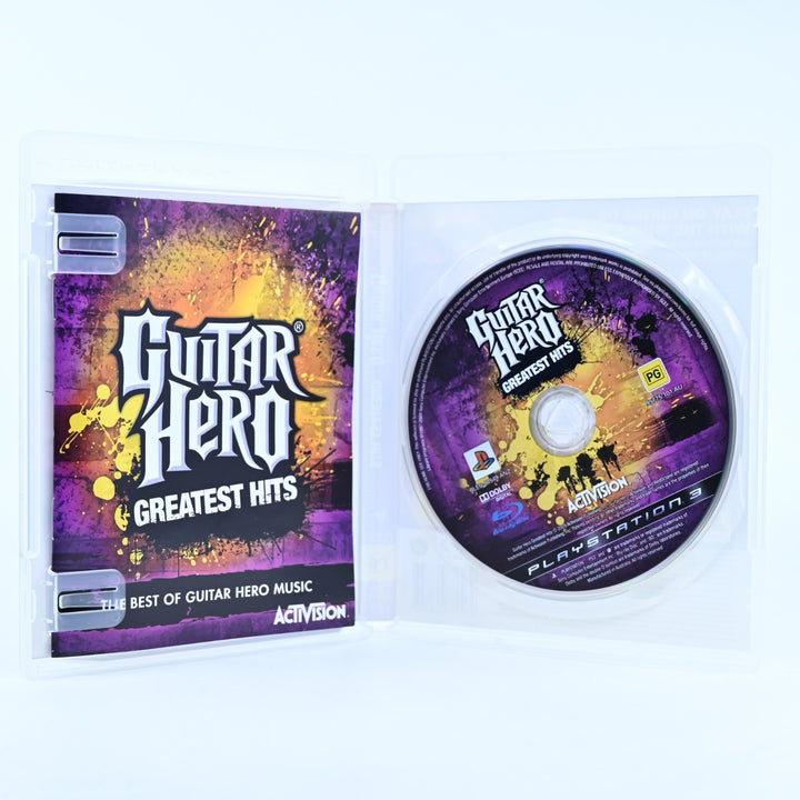 Guitar Hero Greatest Hits - Sony Playstation 3 / PS3 Game + Manual - MINT DISC!