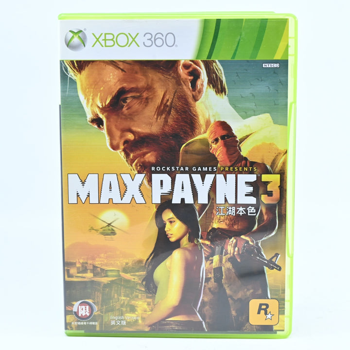 Max Payne 3 - Xbox 360 Game + Manual - Regionless - MINT DISC!