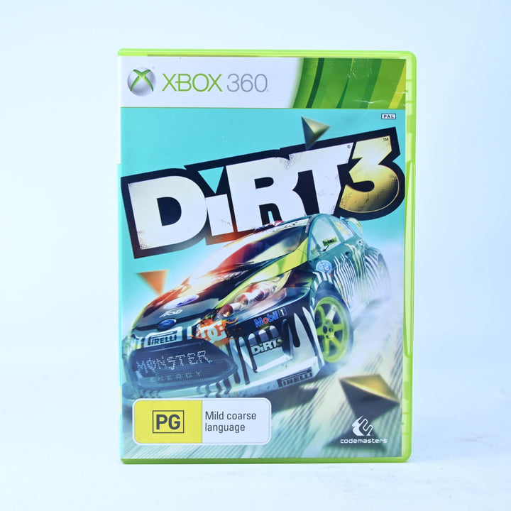 DiRT 3 - Xbox 360 Game + Manual - PAL - MINT DISC!