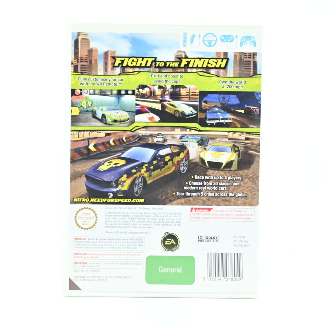 Need for Speed: Nitro - Nintendo Wii Game - PAL - FREE POST!