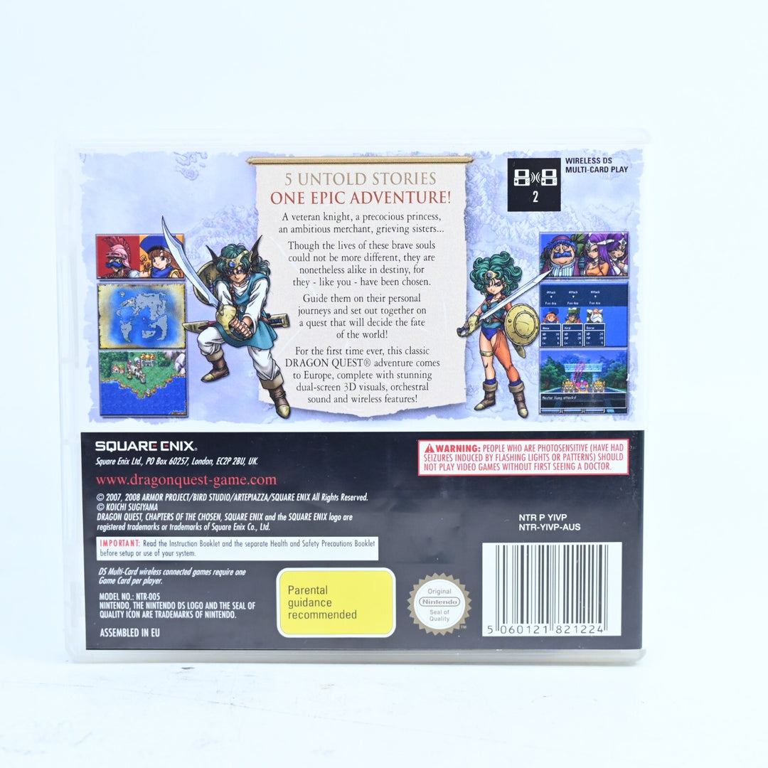 Dragon Quest IV 4: The Chapters of the Chosen - Nintendo DS Game - PAL + Manual