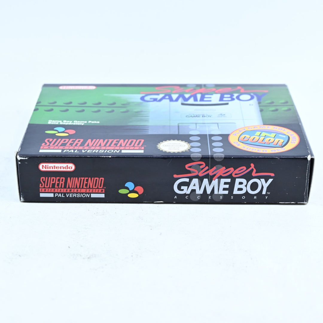 Super Game Boy / Gameboy - Super Nintendo / SNES Accessory + Manual - PAL