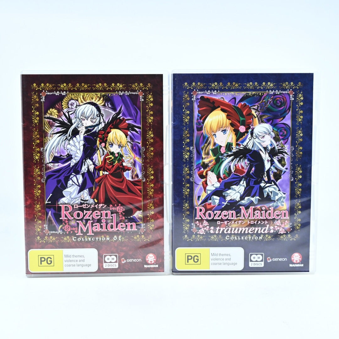 Rozen Maiden - Series 1 & 2 Collection - AUS PAL - Anime DVD - MINT DISCS!