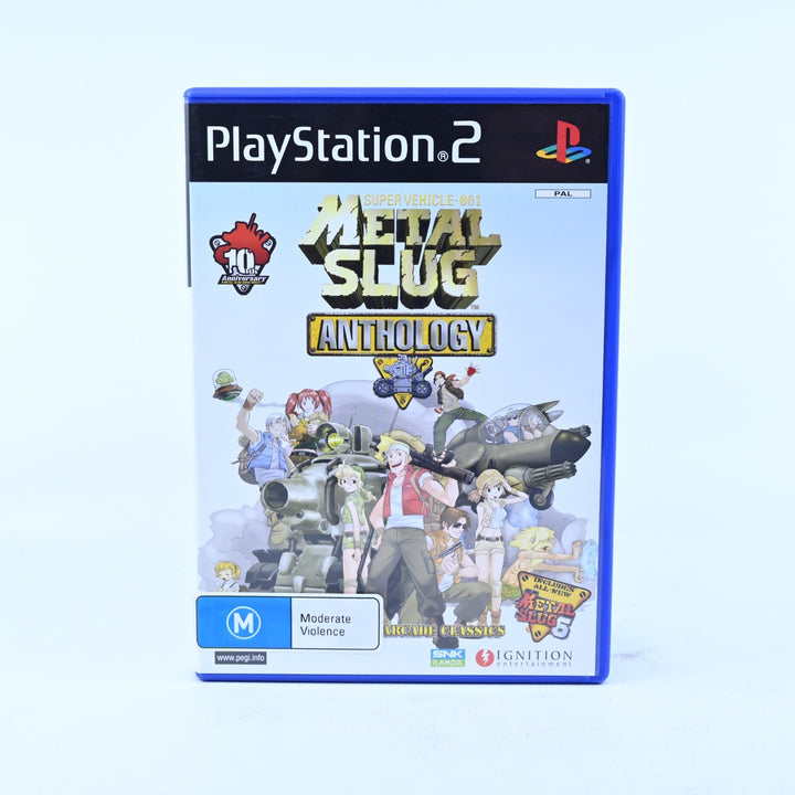 Metal Slug Anthology - Sony Playstation 2 / PS2 Game + Manual - PAL - MINT DISC!