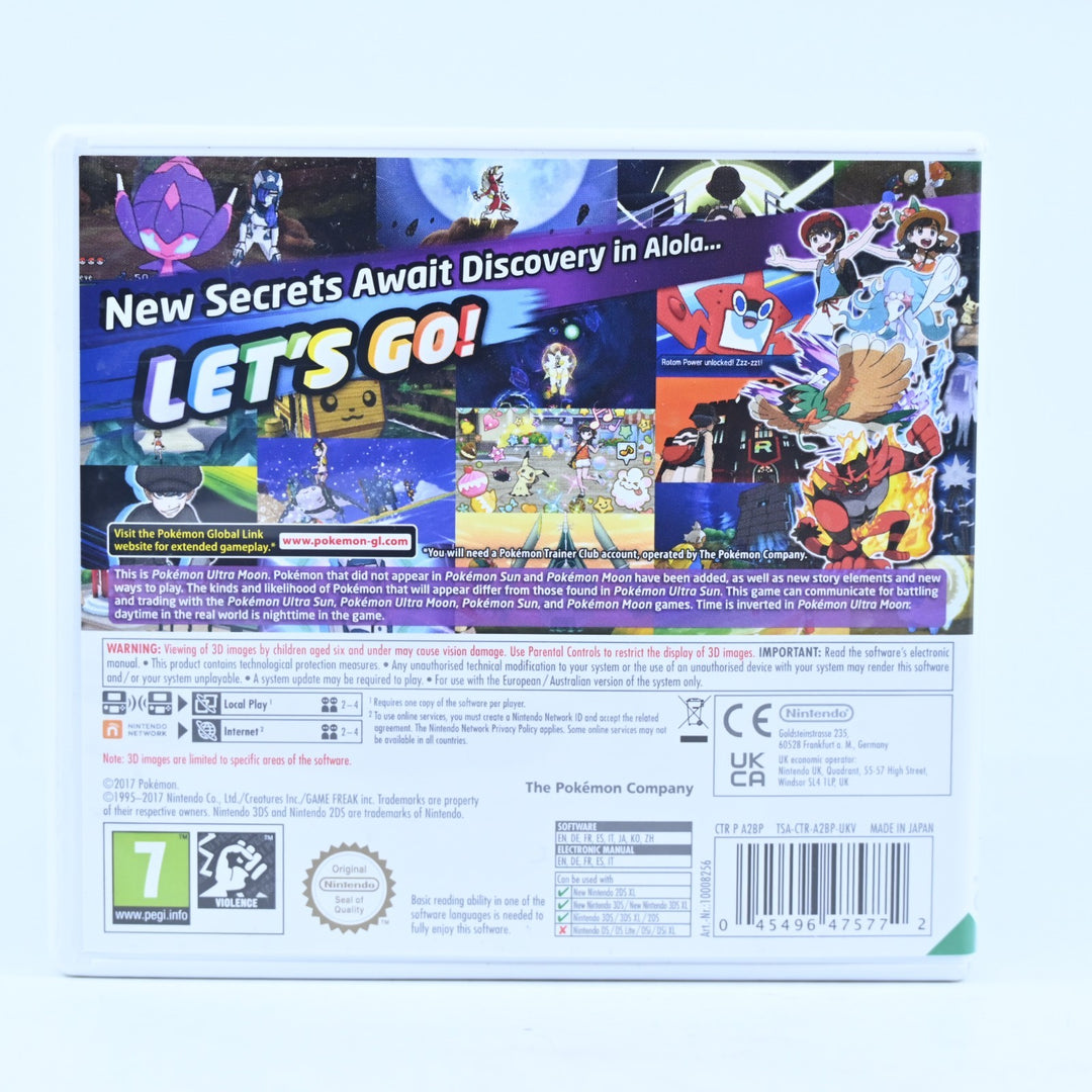 Pokemon Ultra Moon - Nintendo 3DS Game - PAL - FREE POST!