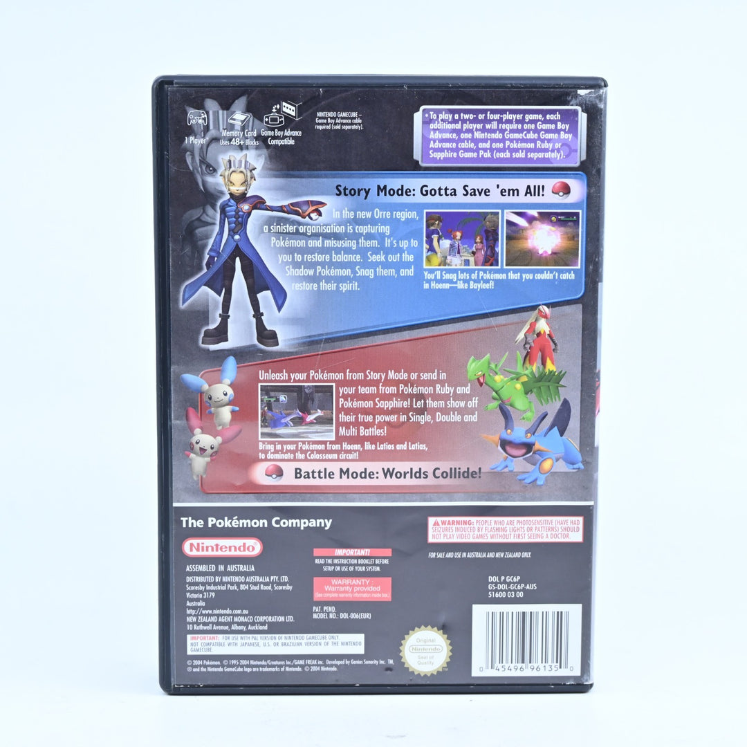 Pokemon Colosseum - Nintendo Gamecube Game + Manual - PAL + Memory Card!