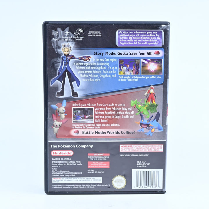 Pokemon Colosseum - Nintendo Gamecube Game + Manual - PAL + Memory Card!