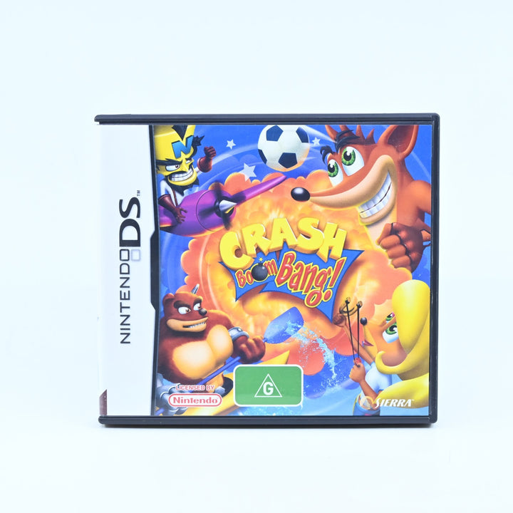 Crash Boom Bang! - Nintendo DS Game + Manual - PAL - FREE POST!