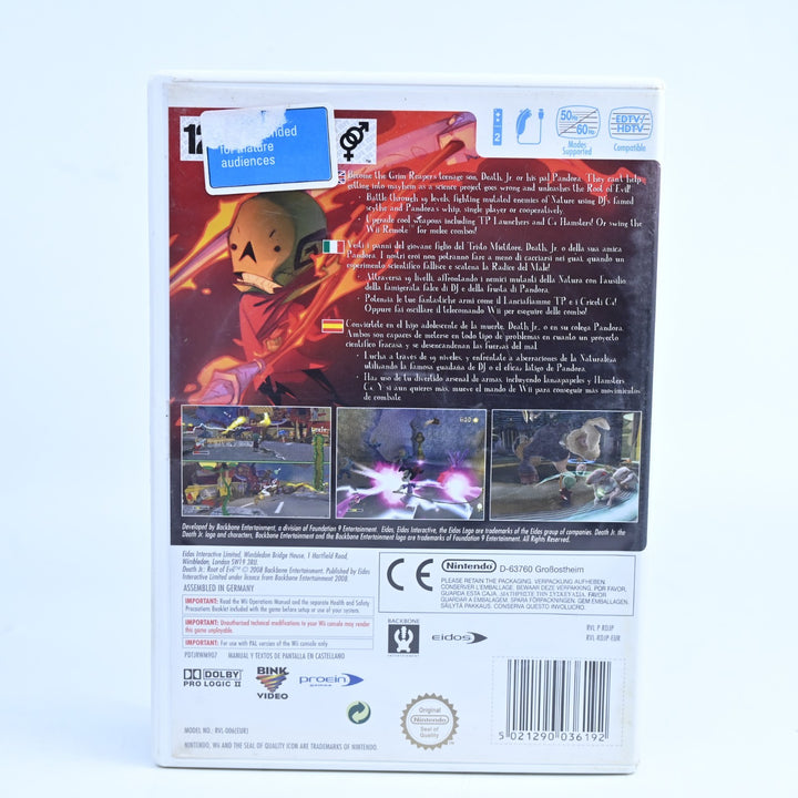 Death Jr. Root of Evil - Nintendo Wii Game + Manual - MINT DISC!