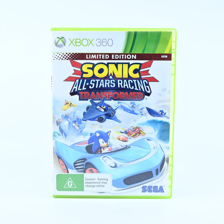 Sonic & All-Stars Racing Transformed - Xbox 360 Game + Manual - PAL - MINT DISC!