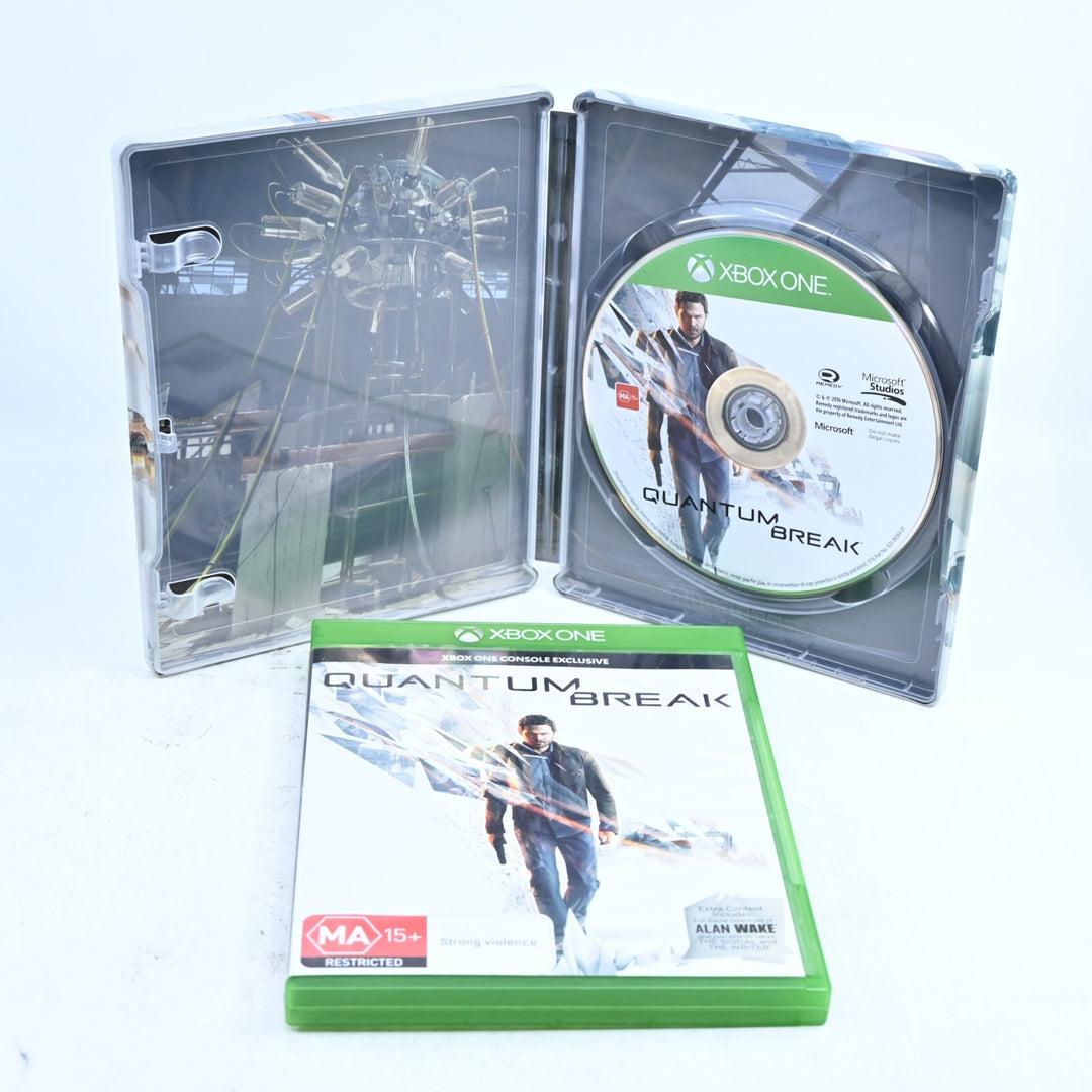 Quantum Break Steelbook Edition with Game Disc - Xbox One Game - PAL