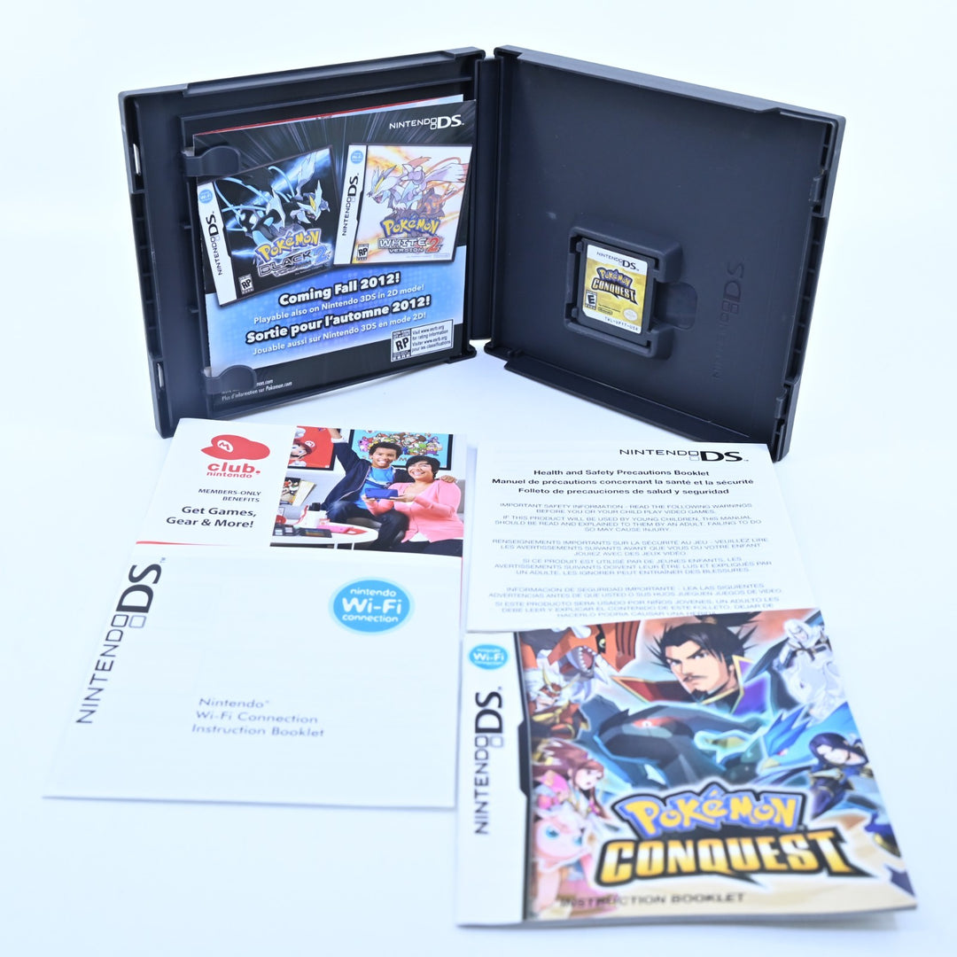 Pokemon Conquest - Nintendo DS Game + Manual - REGION FREE - FREE POST!