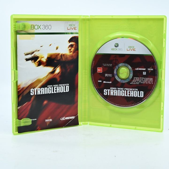 John Woo Presents Stranglehold - Xbox 360 Game + Manual - PAL - MINT DISC!