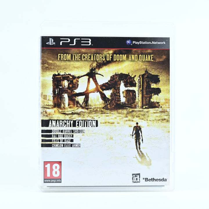 Rage - Sony Playstation 3 / PS3 Game + Manual - FREE POST!