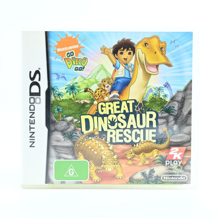 Go Diego Go! Great Dinosaur Rescue + Manual - Nintendo DS Game - FREE POST!