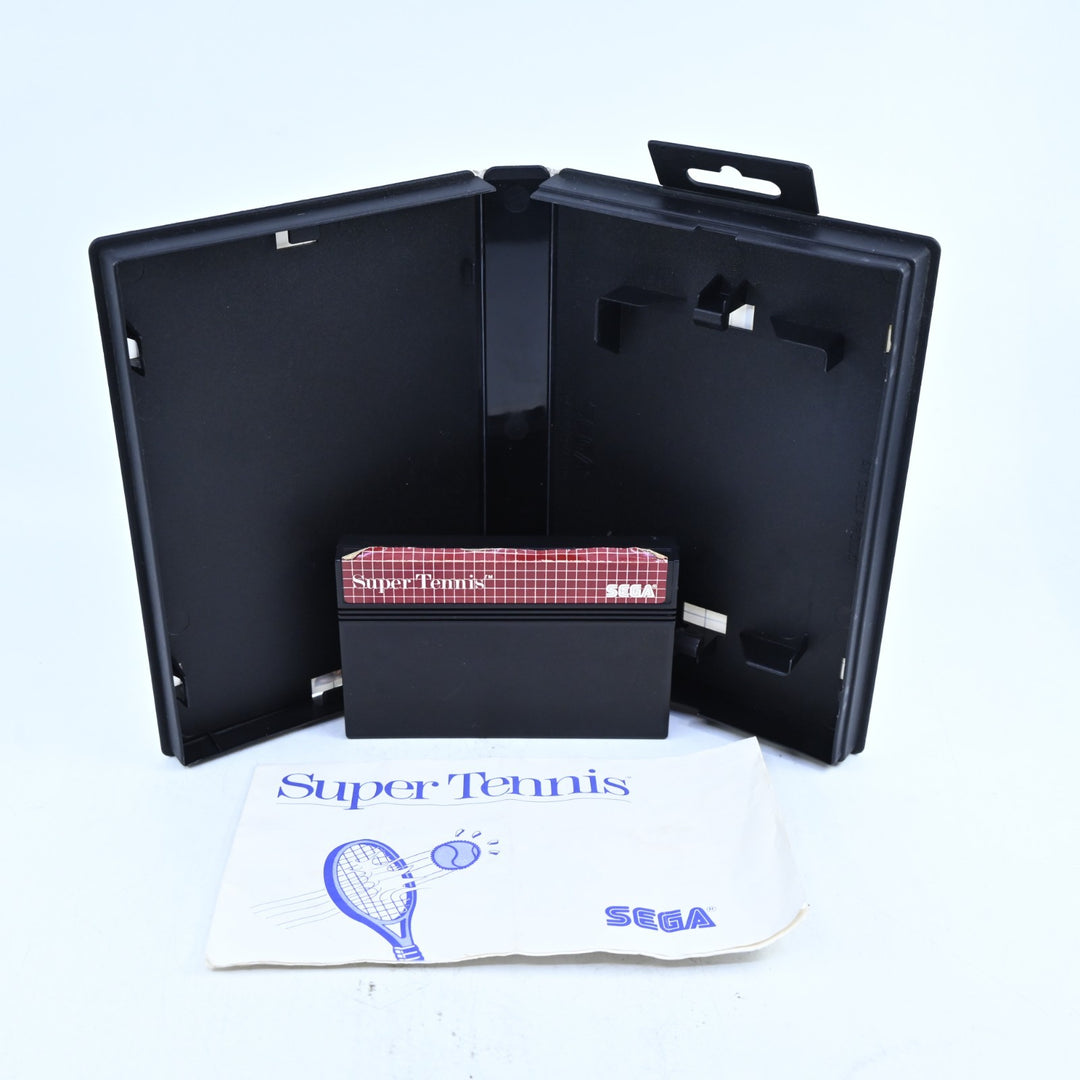 Super Tennis - Sega Master System Game + Manual - PAL - FREE POST!