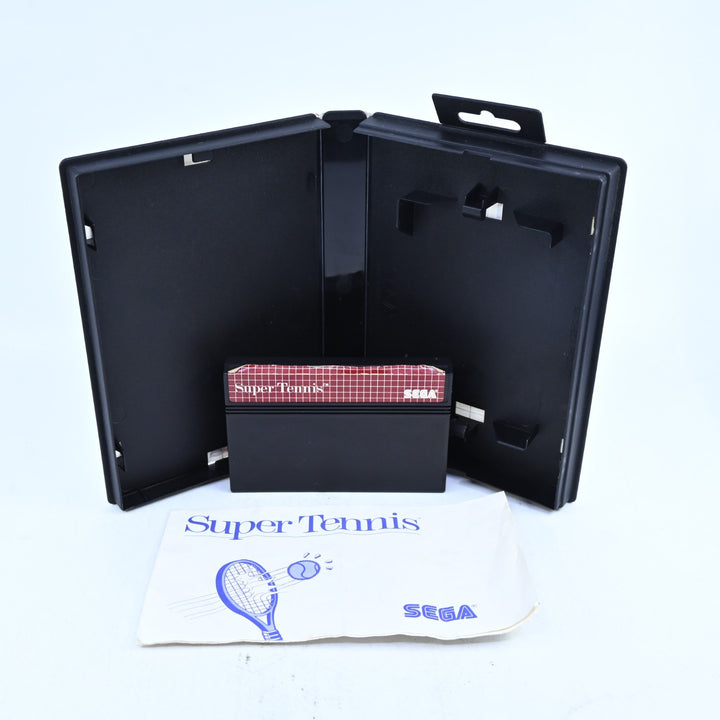 Super Tennis - Sega Master System Game + Manual - PAL - FREE POST!