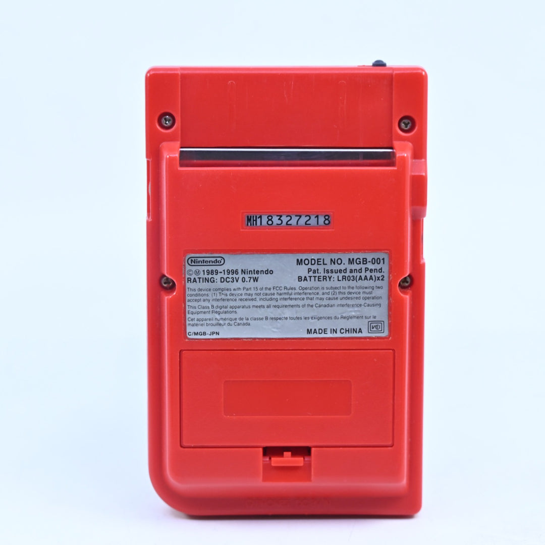 Red Nintendo Gameboy Pocket Boxed Console - AUS PAL - FREE POST!