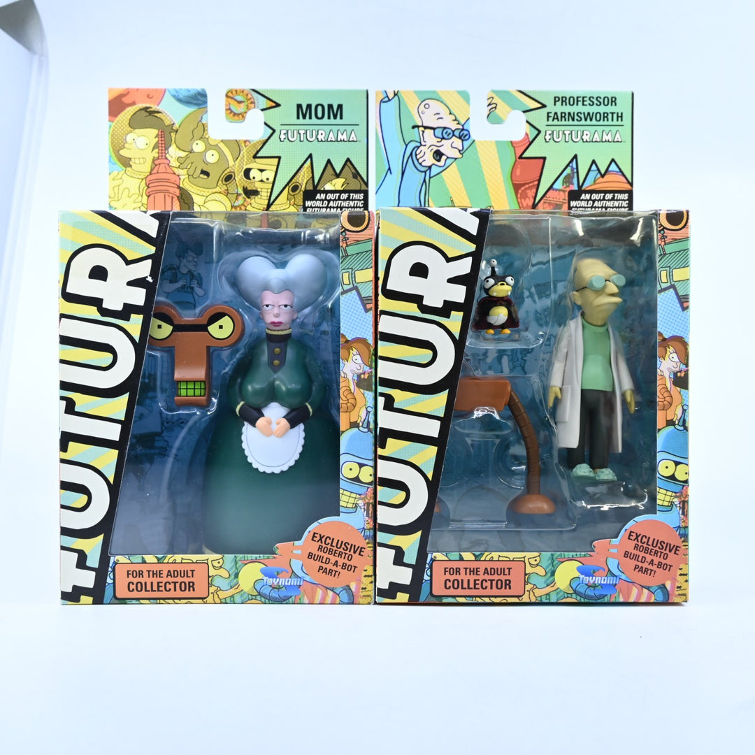 SEALED! Futurama Build-A-Bot - Roberto - Complete Toynami Figure Set - 2009