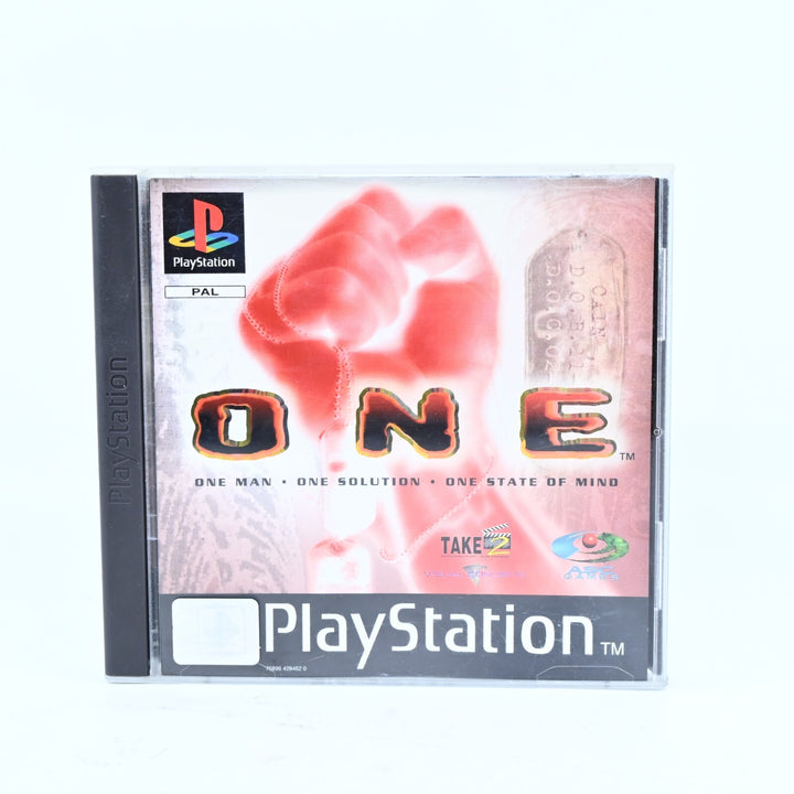 ONE - Sony Playstation 1 / PS1 Game + Manual - PAL - MINT DISC!