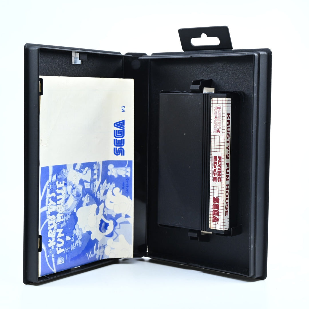 Krusty's Fun House - Sega Master System Game + Manual - PAL - FREE POST!