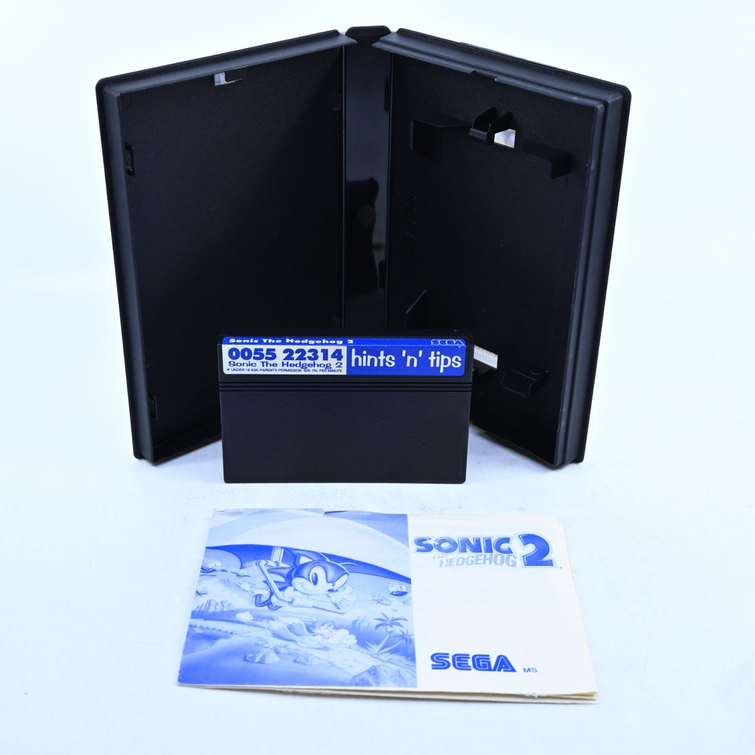 Sonic the Hedgehog 2 - Sega Master System Game + Manual - PAL - FREE POST!