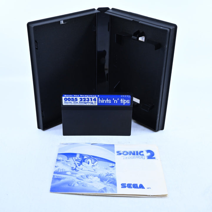 Sonic the Hedgehog 2 - Sega Master System Game + Manual - PAL - FREE POST!