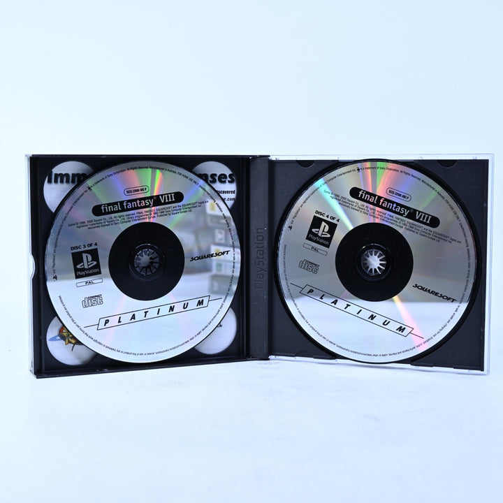 Final Fantasy VIII - Sony Playstation 1 / PS1 Game + Manual - PAL - MINT DISC!