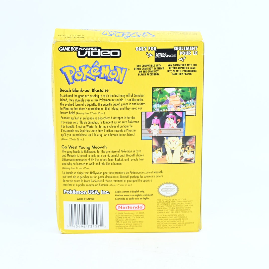 Pokemon: Beach Blank-out Blastoise - Nintendo Gameboy Advance Video - PAL