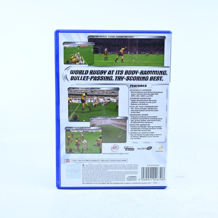 Rugby - Sony Playstation 2 / PS2 Game + Manual - PAL - MINT DISC!