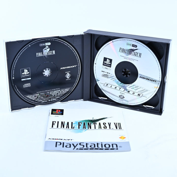 Final Fantasy VII - Sony Playstation 1 / PS1 Game + Manual - PAL - MINT DISC!