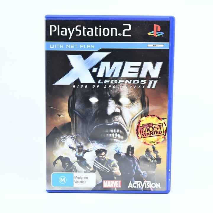 X-Men Legends II: Rise of Apocalypse - Sony Playstation 2 / PS2 Game - No Manual