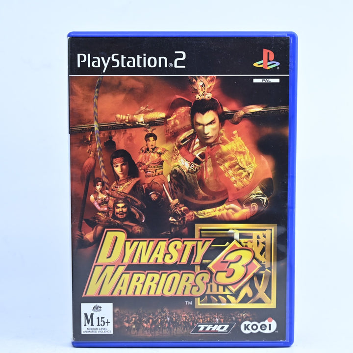 Dynasty Warriors 3 - Sony Playstation 2 / PS2 Game + Manual - PAL - MINT DISC!