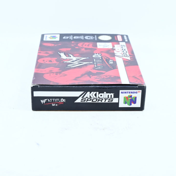 WWF Attitude - N64 / Nintendo 64 Boxed Game - PAL - FREE POST!