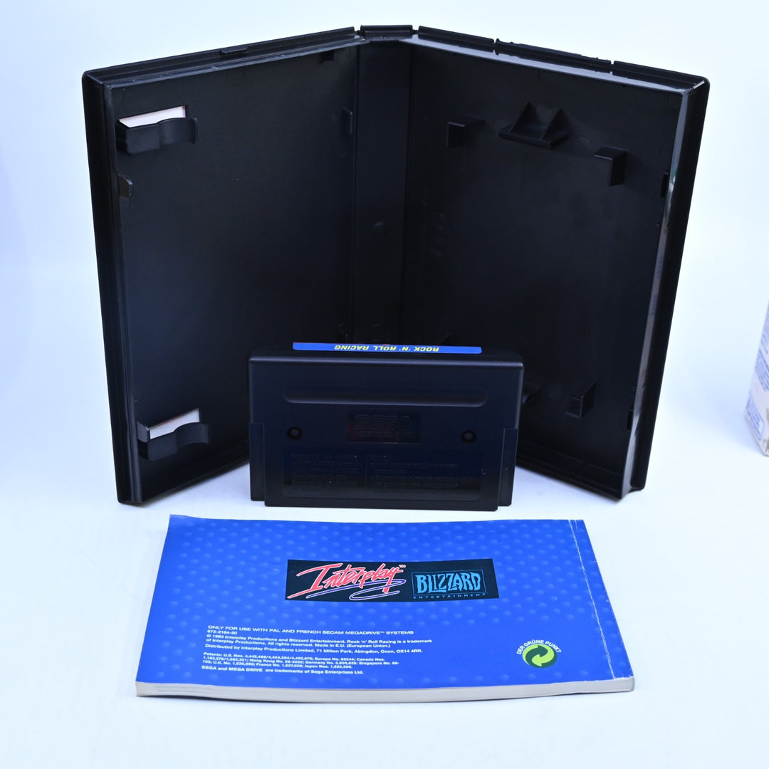 Rock N Roll Racing - Sega Mega Drive Game + Manual - PAL - FREE POST!