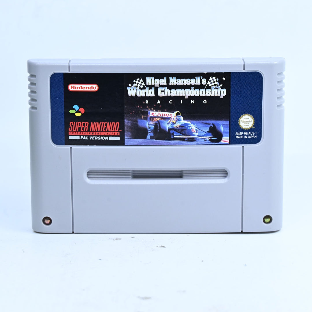 Nigel Mansell's World Championship Racing - Super Nintendo / SNES Boxed Game