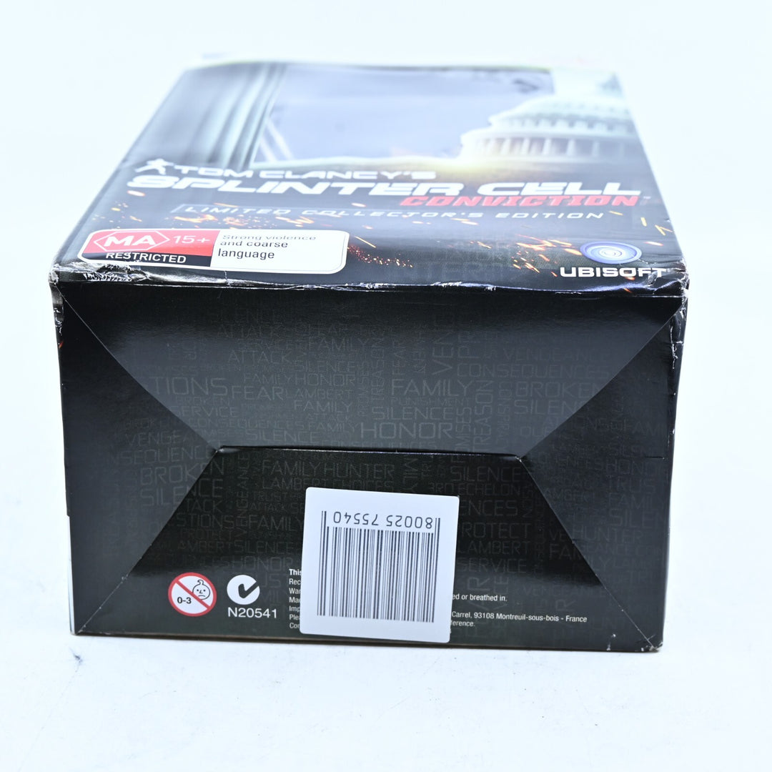 SEALED INSIDE Splinter Cell Conviction: Limited Collectors Edition Xbox 360 Game