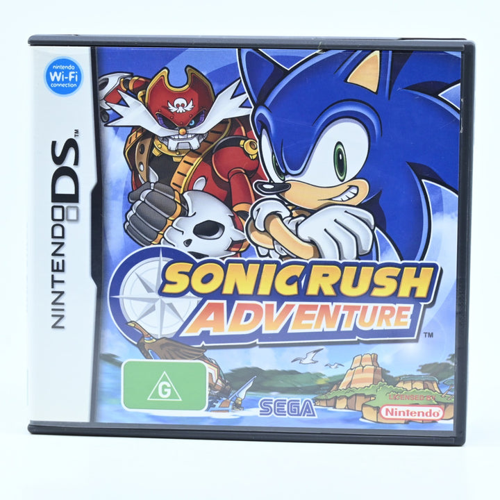 Sonic Rush Adventure - Nintendo DS Game - PAL + Manual - FREE POST!